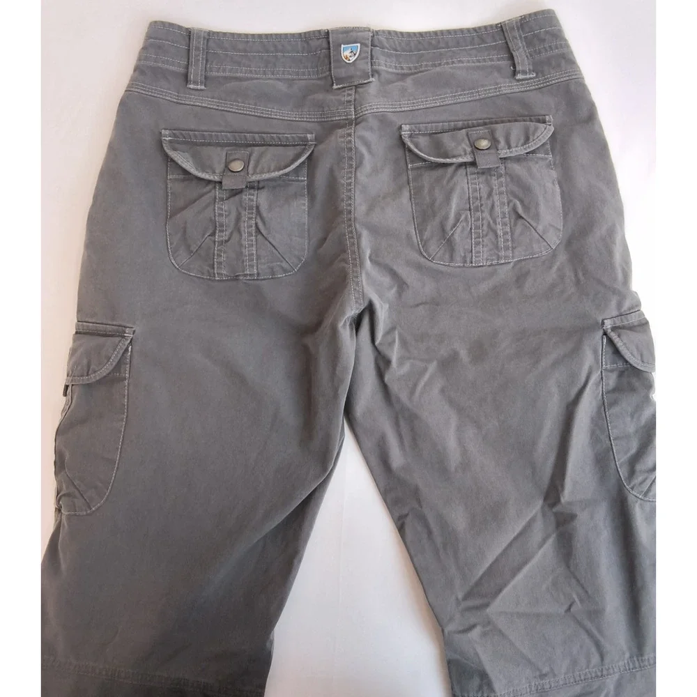 Kuhl Splash Roll-Up Pant Women's 6 Grey Relaxed Fit (31